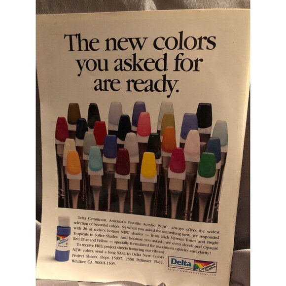 1997 The Decorative Painter Magazine Issue 3 May-June Painting Projects Patterns - Picture 2 of 11